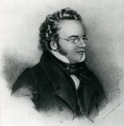 Portrait of Franz Schubert by Unbekannt Unbekannt